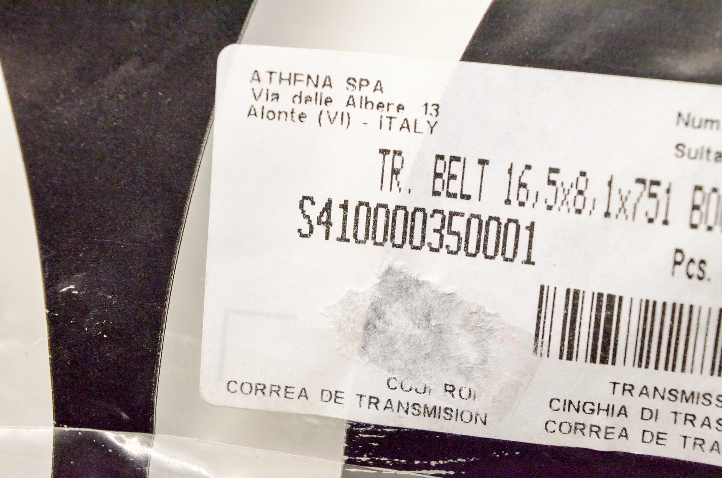 Athena S410000350001 Transmission Drive Belt