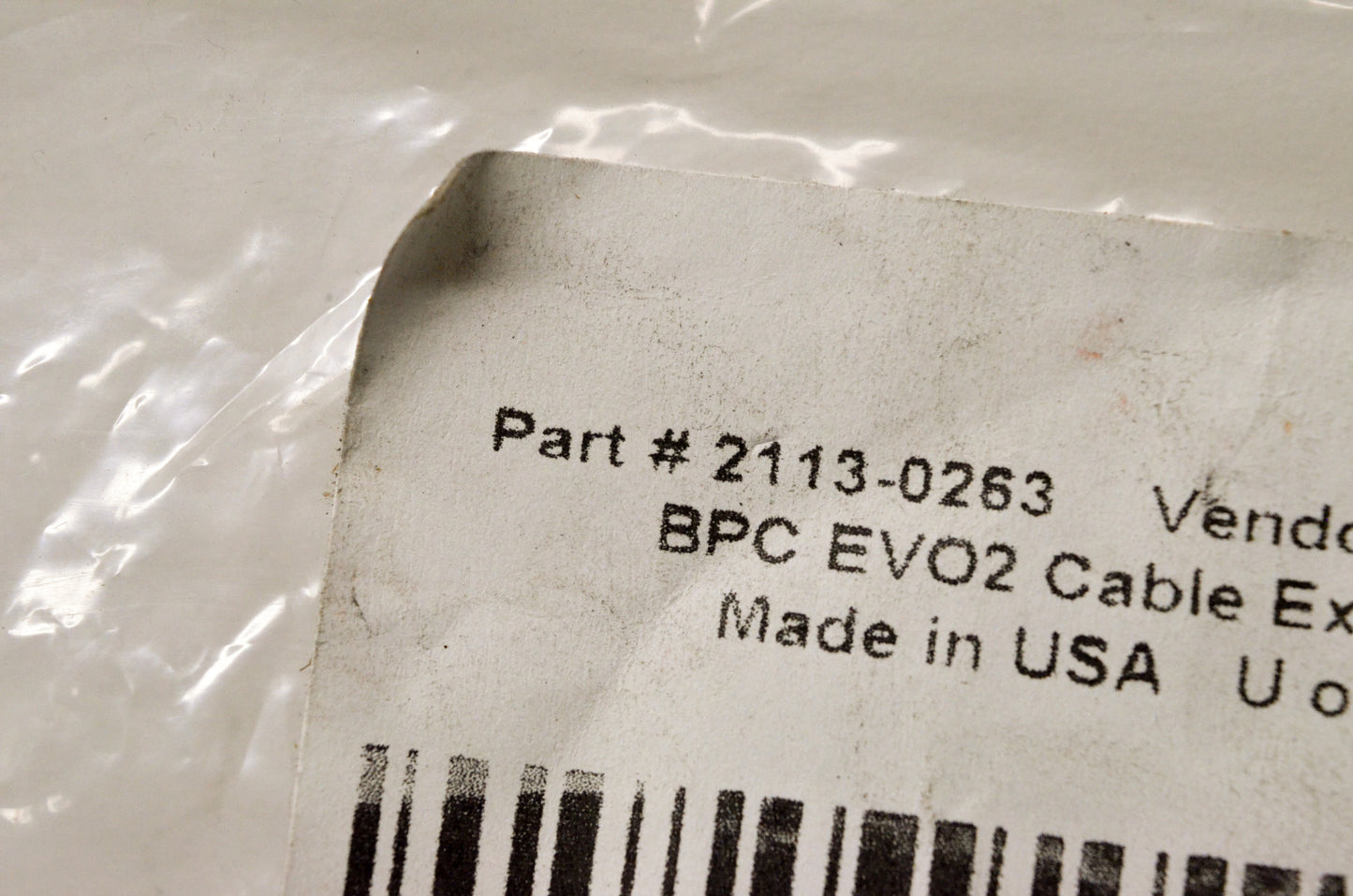EVO 2113-0263, 300-002 Cable Extension w/ Terminal Ends NOS