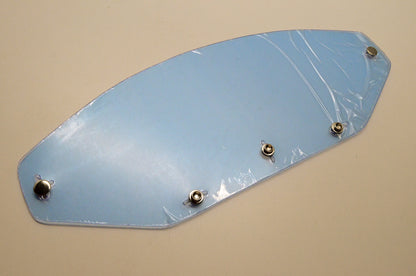 Parts Unlimited 0131-0044 Clear Five-Snap Flat Shield