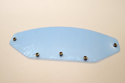Parts Unlimited 0131-0044 Clear Five-Snap Flat Shield