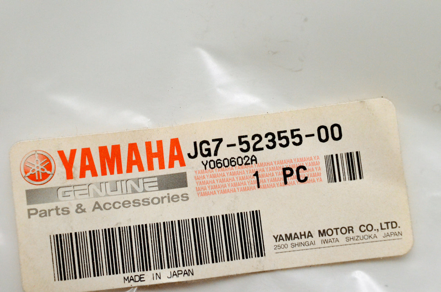 New OEM Yamaha JG7-52355-00-00 V-Belt 1 NOS