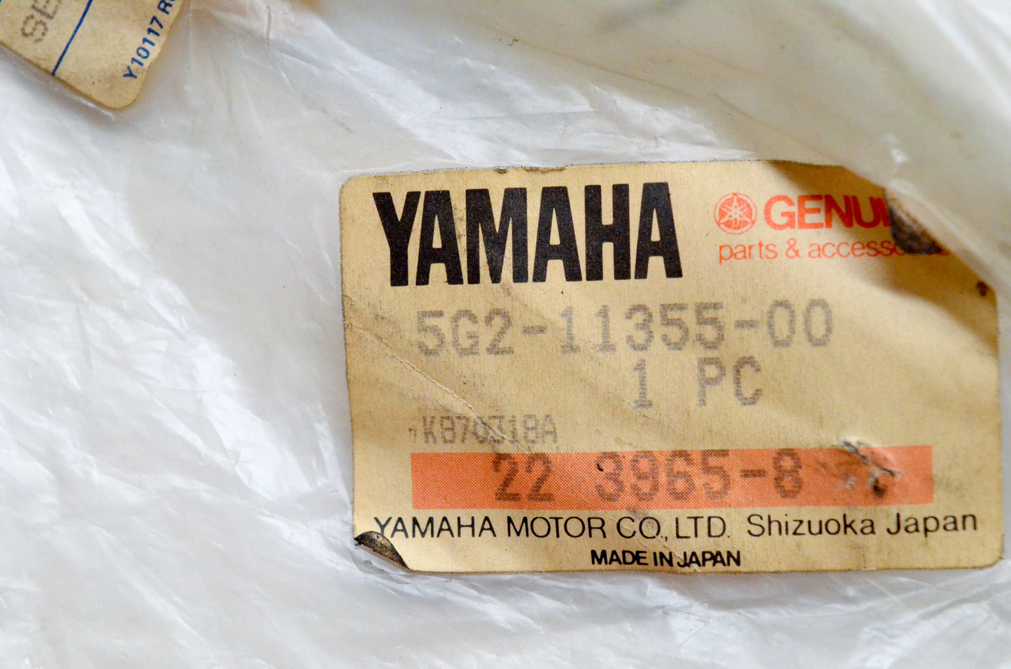OEM Yamaha 5G2-11355-00-00 Cylinder Seal 1 NOS