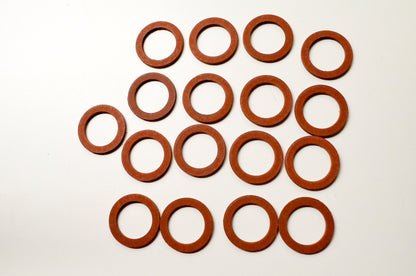Curtis Noll 9337 1' ID 7/32 OD 3/32 Thick Fiber Gasket Washer Qty 16 NOS