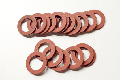 Curtis Noll 9325 9/16 ID 7/8 OD 1/16 Thick Fiber Washer Gasket Qty 18 NOS