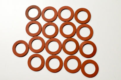 Curtis Noll 9333 3/4 ID 1-3/16 OD 1/32 Thick Fiber Gasket Washer Qty 17 NOS