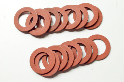Curtis Noll 9333 3/4 ID 1-3/16 OD 1/32 Thick Fiber Gasket Washer Qty 17 NOS