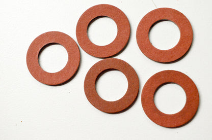 Curtis Noll 9319 3/8 ID 11/16 OD 1/32 Thick Fiber Gasket Washer Qty 5 NOS