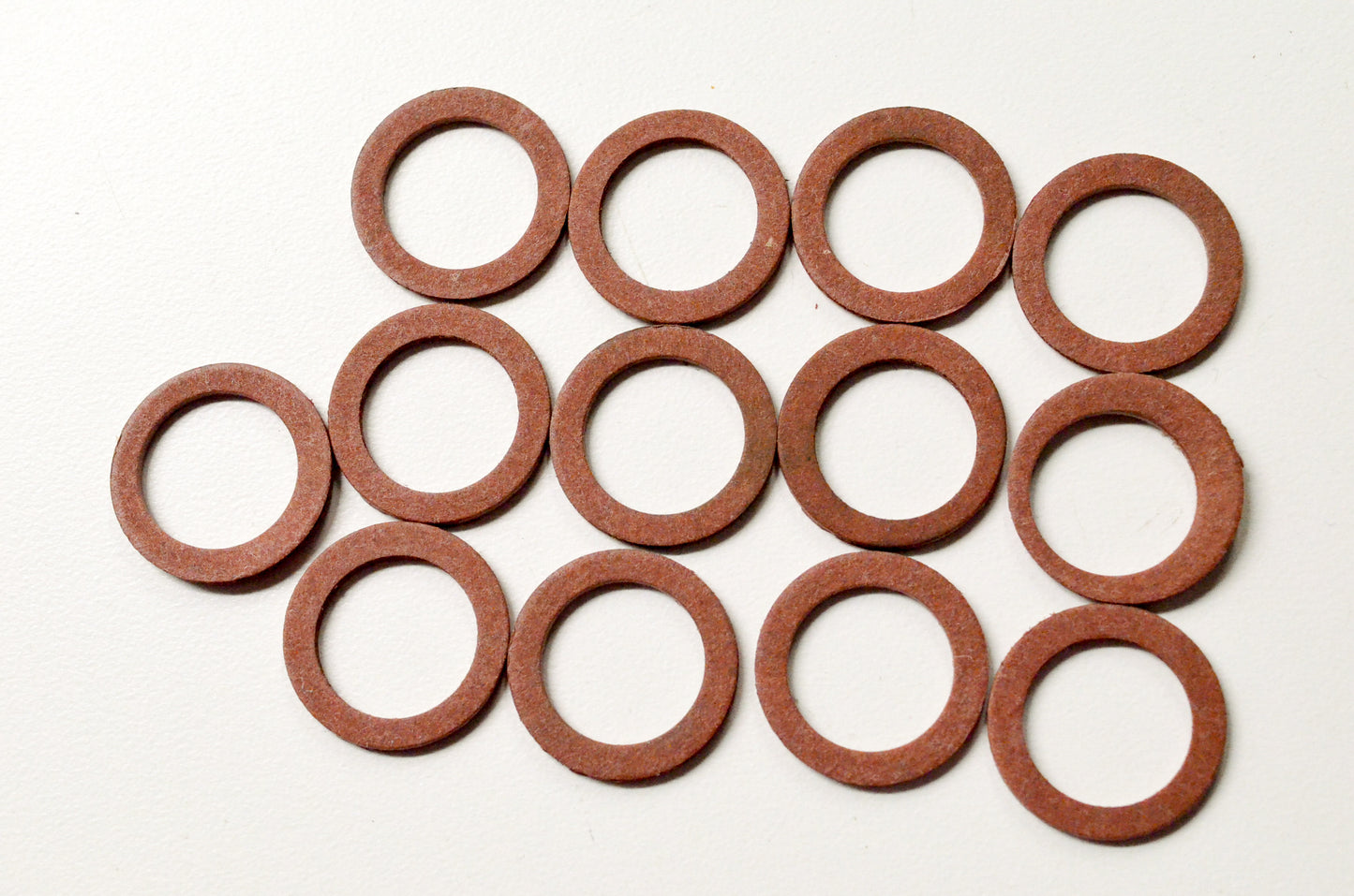 5/8 ID 7/8 OD 1/16 Thick Fiber Gasket Washer Qty 13 NOS
