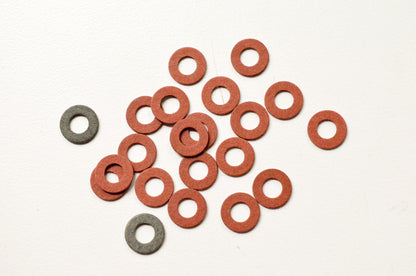 7/32 ID 3/8 OD 1/32 Thick Fiber Gasket Washer Qty 21 NOS