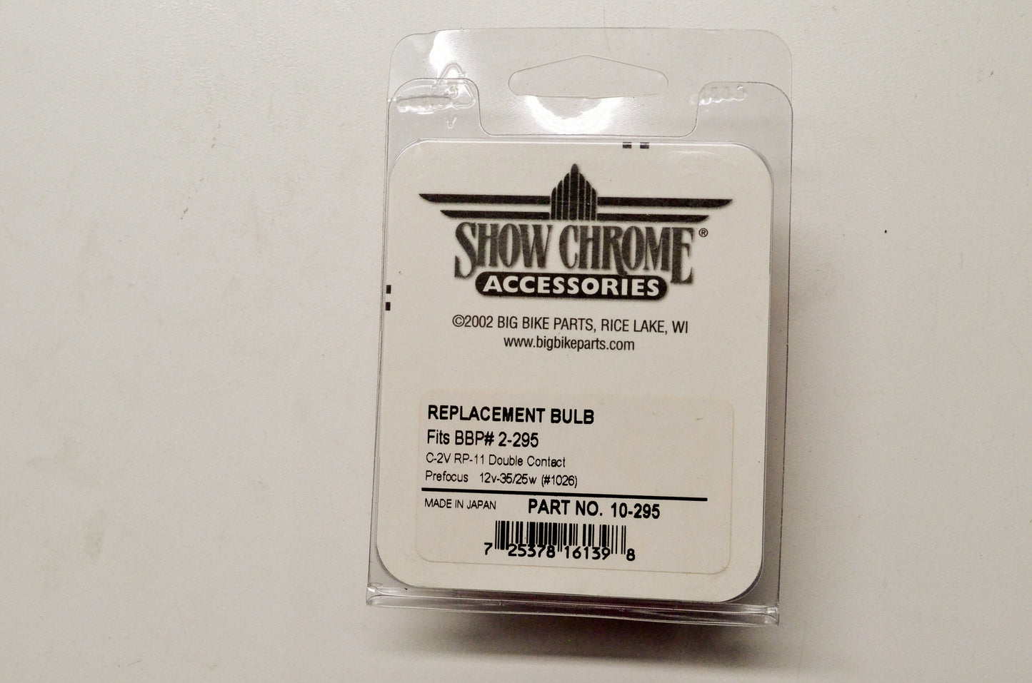 Show Chrome 10-295 12v 35/25W Replacement Bulb