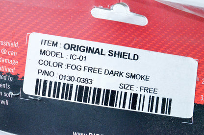 Icon 0130-0383 Fog Free Dark Smoke Standard Shield