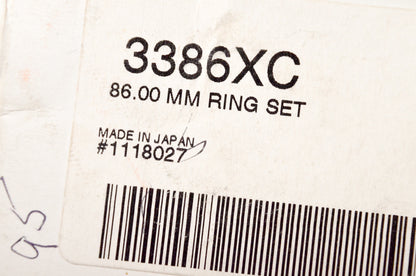 3386Xc 86.00Mm Piston Ring Set NOS
