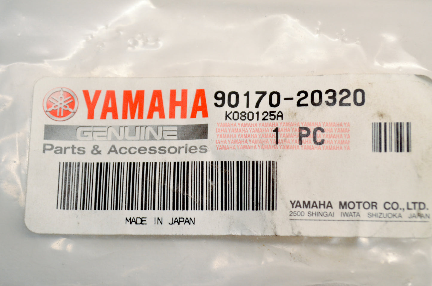 OEM Yamaha 90170-20320-00 Hexagon Nut NOS