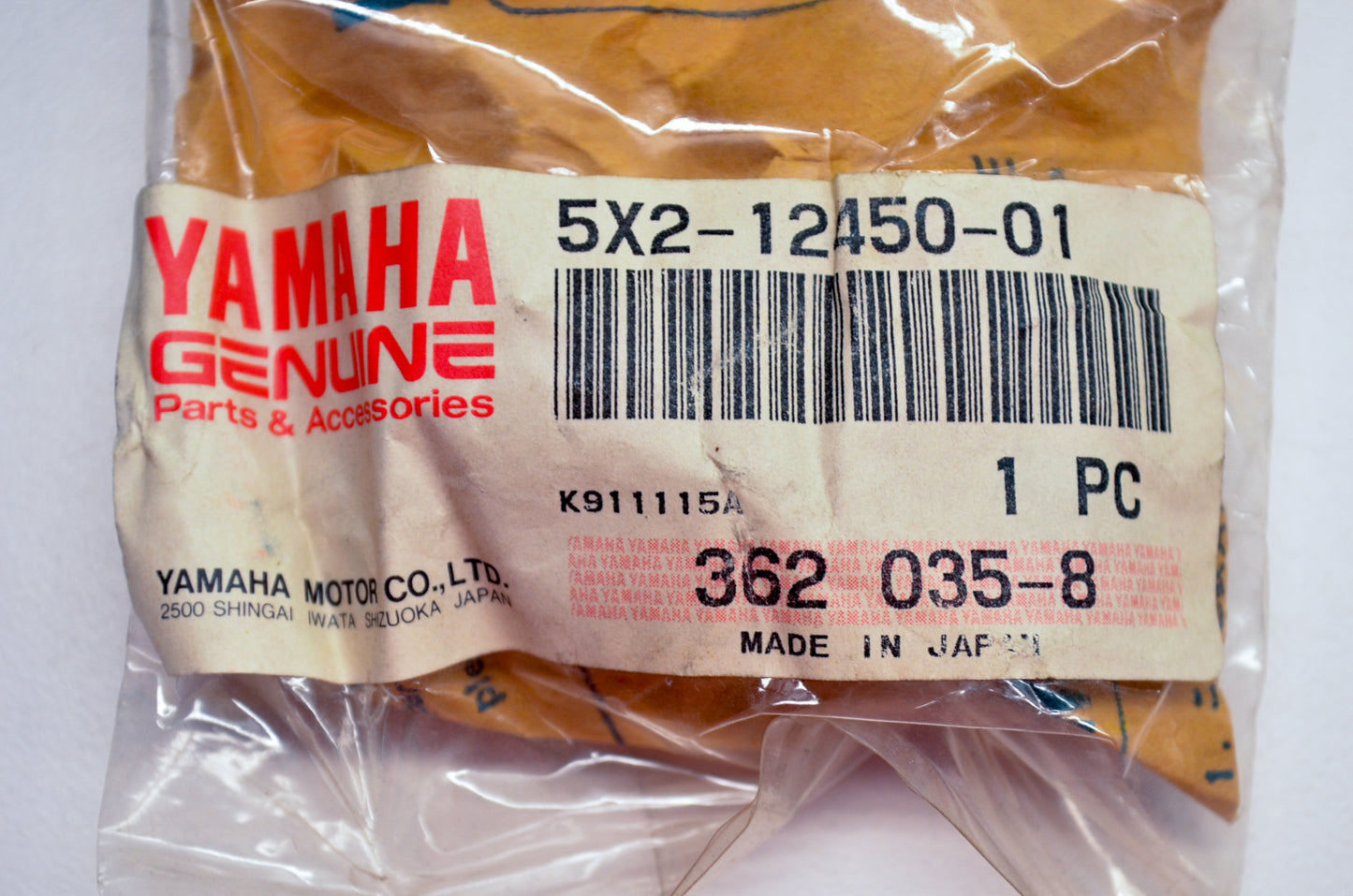 OEM Yamaha 5X2-12450-01-00 Impeller Shaft Assembly NOS