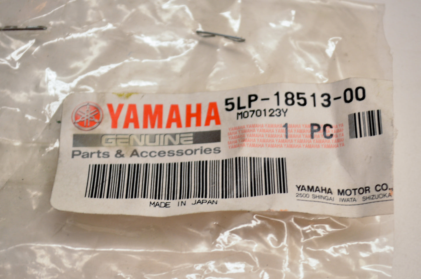 OEM Yamaha 5LP-18513-00-00 Shift Fork 3 NOS