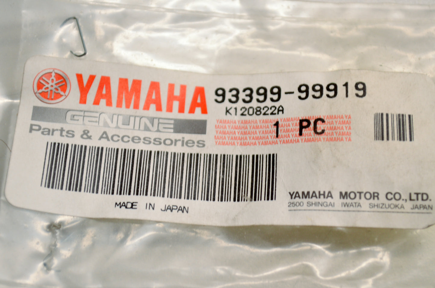New OEM Yamaha 93399-99919-00 Special Bearing NOS