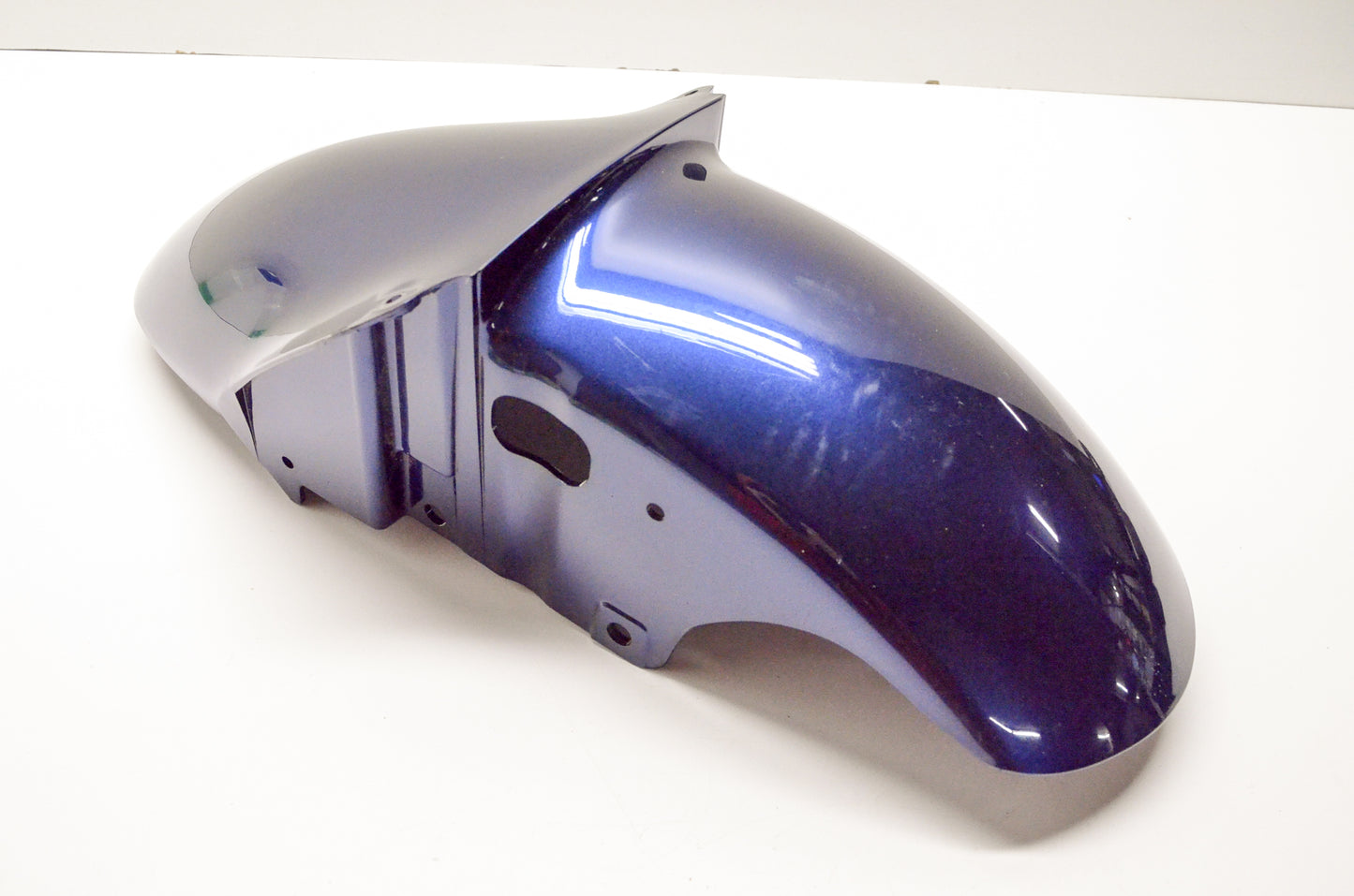 OEM Kawasaki 35004-1421 Front Fender Blue NOS