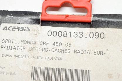 Acerbis 8133.09 Radiator Scoops Black NOS