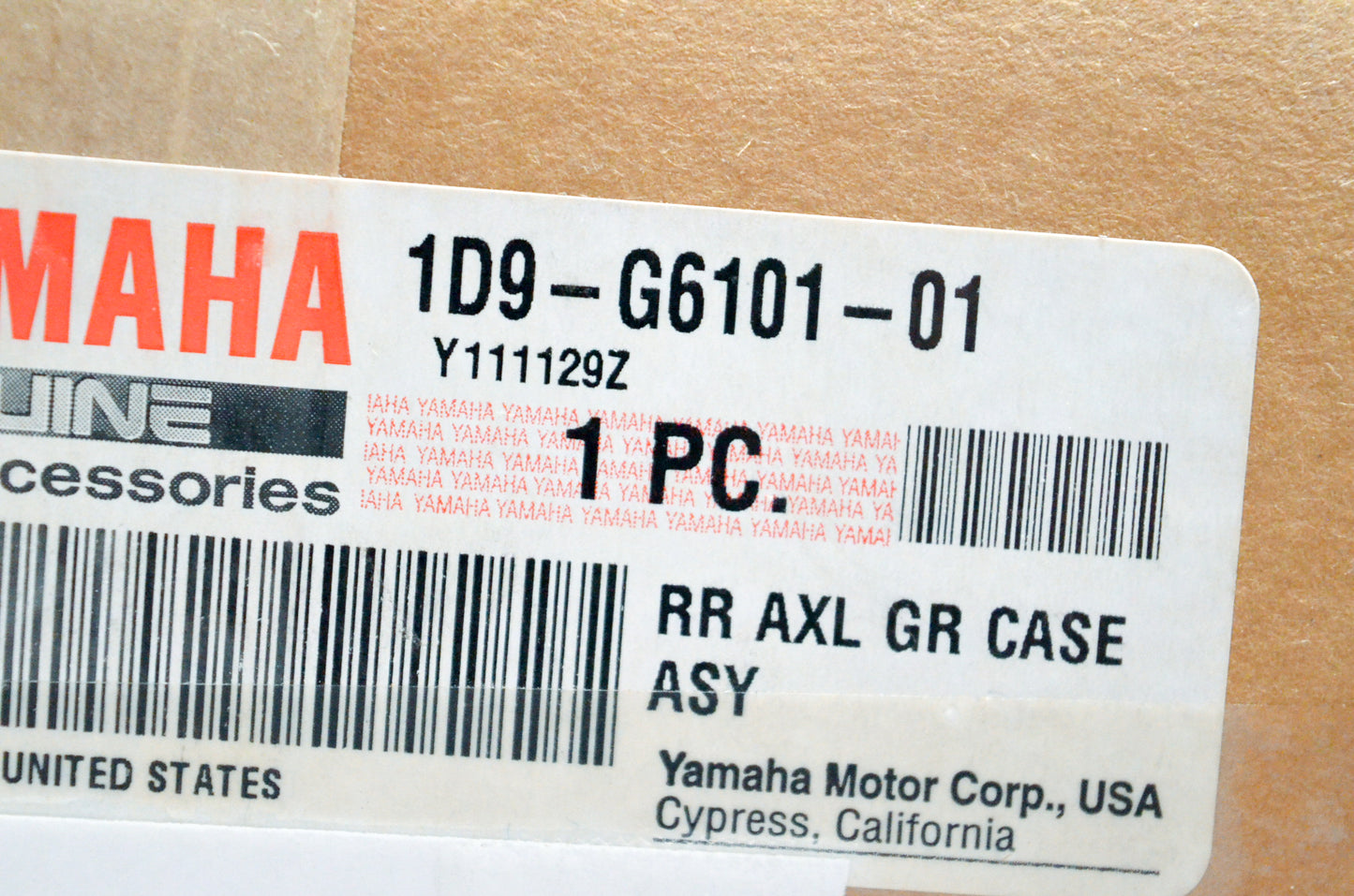 Rear Axle Gear Case Assembly NOS