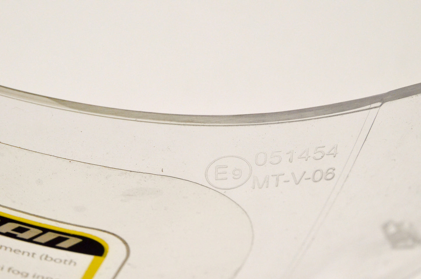 Scratch Resistant Visor NOS