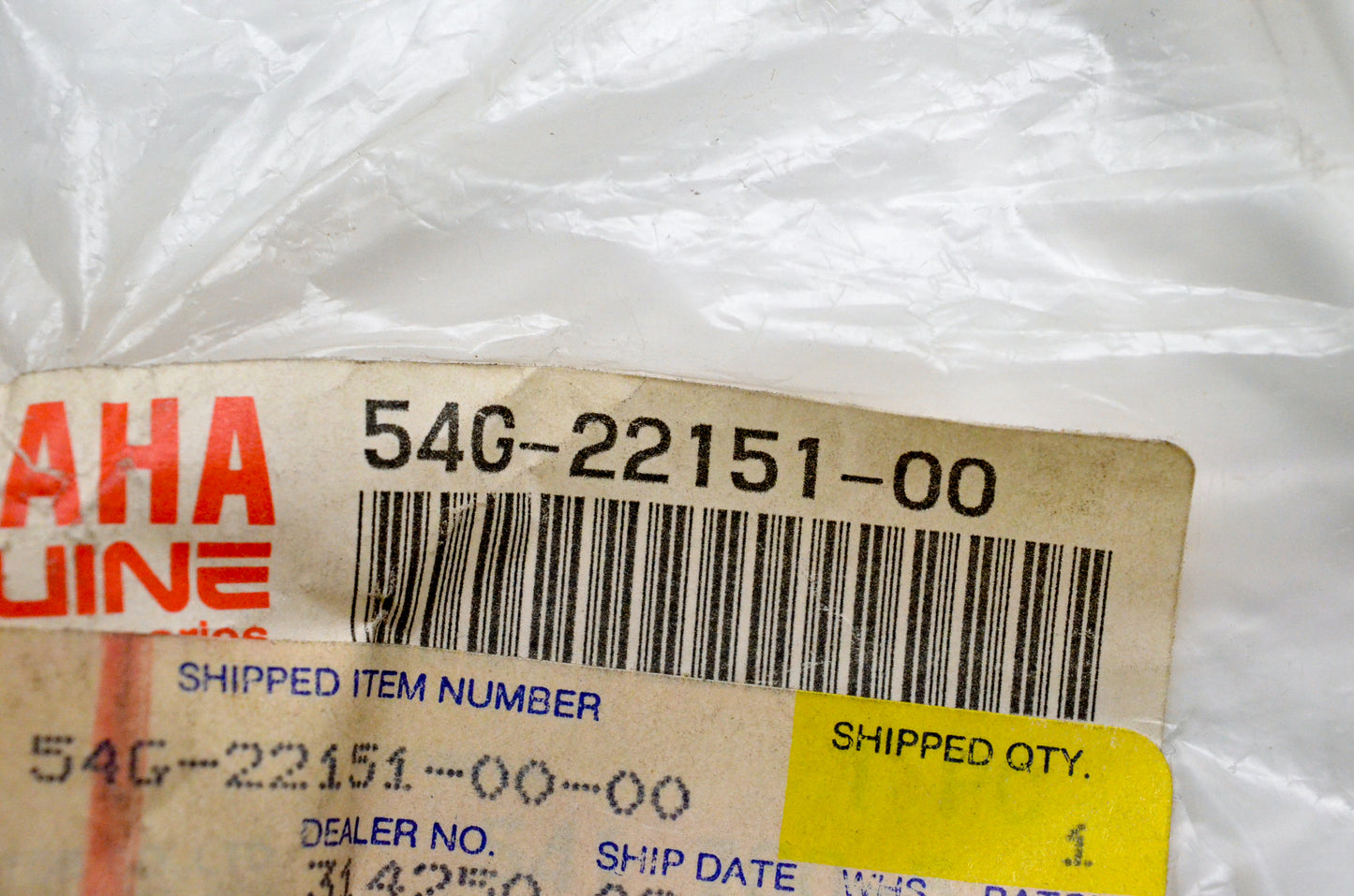 OEM Yamaha 54G-22151-00-00 Guard Seal NOS