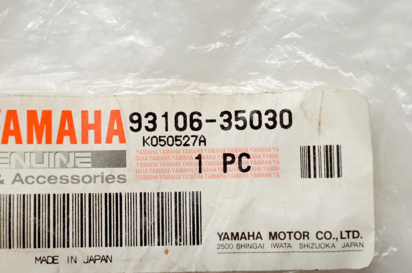 OEM Yamaha 93106-35030-00 Oil Seal (3BC) NOS