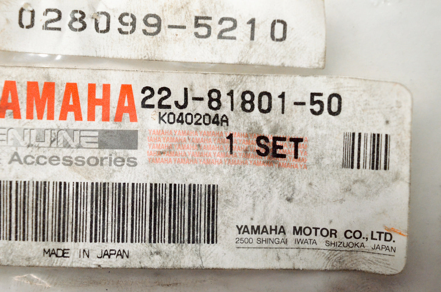 OEM Yamaha 22J-81801-50-00 Brush Kit NOS
