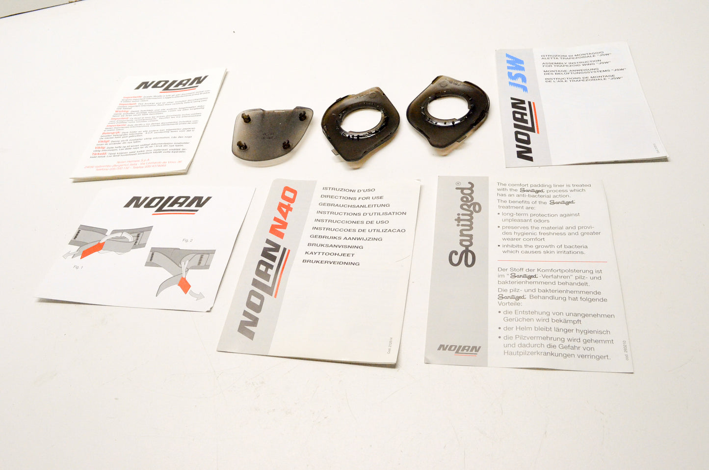 Nolan N40 Helmet Instruction Kit NOS