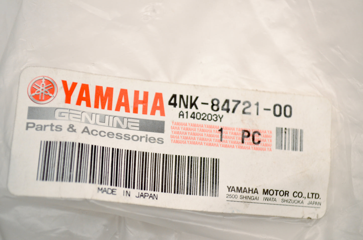 New OEM Yamaha 4NK-84721-00-00 Tail light Lens NOS