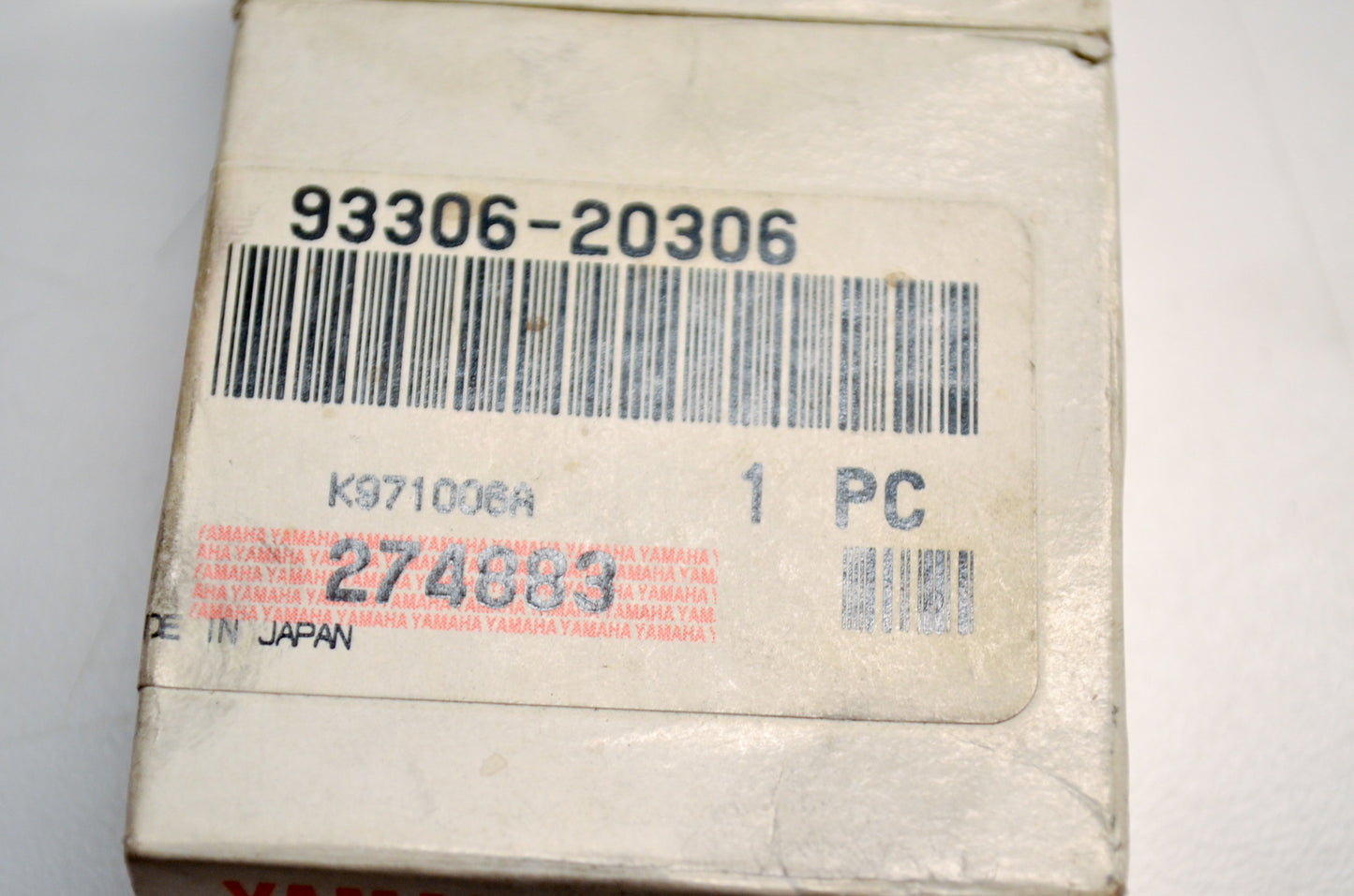 New OEM Yamaha 93306-20306-00 Bearing NOS