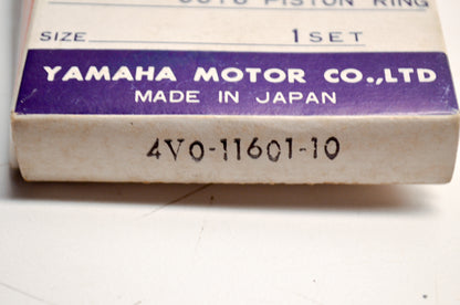 New OEM Yamaha 4V0-11601-10-00 Piston Ring 1st Set NOS