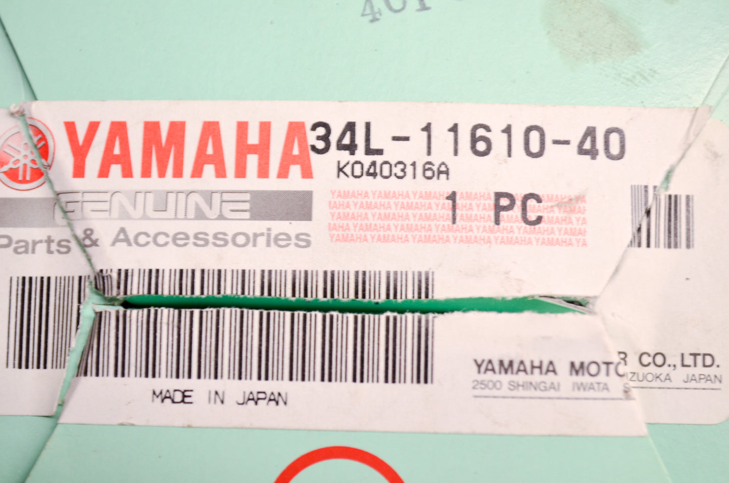 OEM Yamaha 34L-11610-40-00 4th Piston Ring Kit NOS