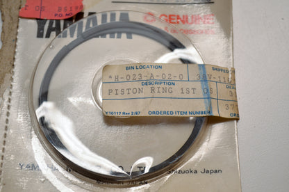 OEM Yamaha 38V-11610-10-00 Piston Ring Kit 1st O/S NOS