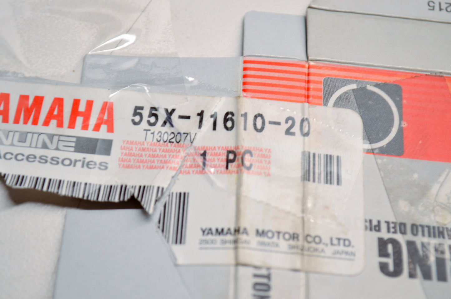 OEM Yamaha 55X-11610-20-00 Piston Ring 2nd O/S NOS