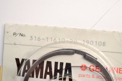 OEM Yamaha 316-11610-20-00 Piston Ring Set NOS