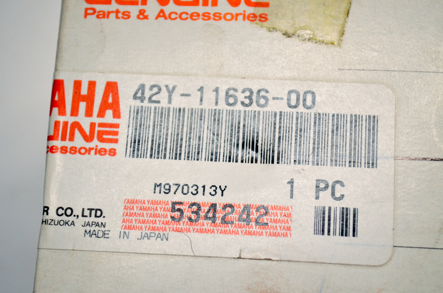 OEM Yamaha 42Y-11636-00-00 Piston 2 O/S 0.50 NOS