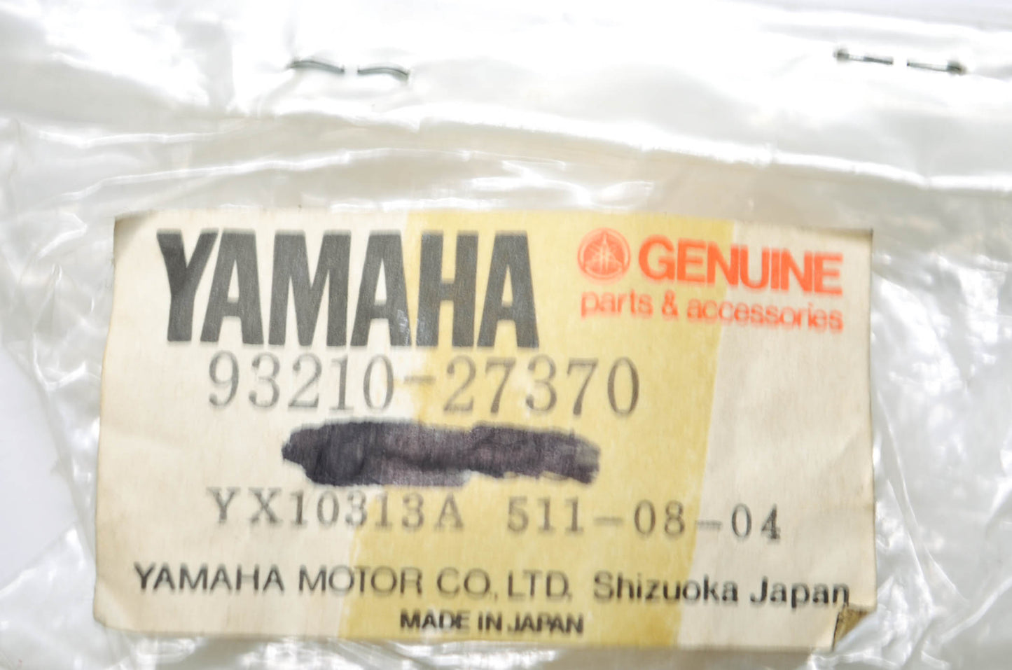 OEM Yamaha 93210-27370-00 O-Ring NOS