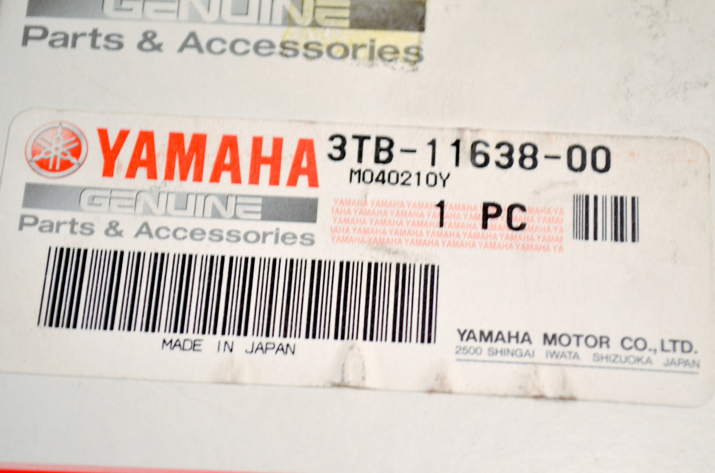 OEM Yamaha 3TB-11638-00-00 Piston 4 O/S 1.00 NOS