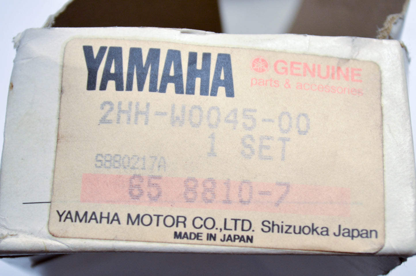 OEM Yamaha 2HH-W0045-00-00 Front Brake Pad Kit NOS