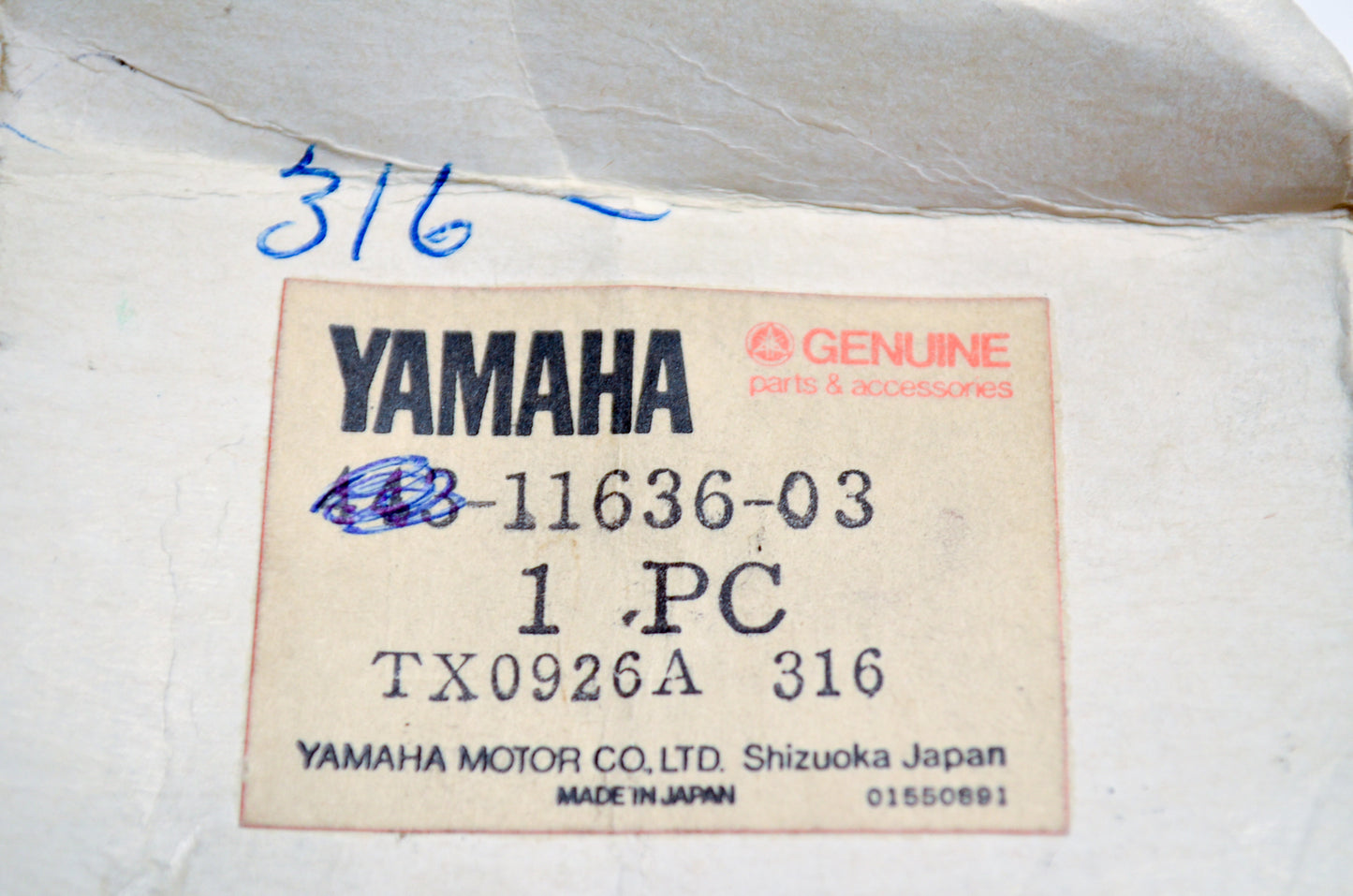 OEM Yamaha 316-11636-03-00 Piston .25 Oversized IZUMI NOS