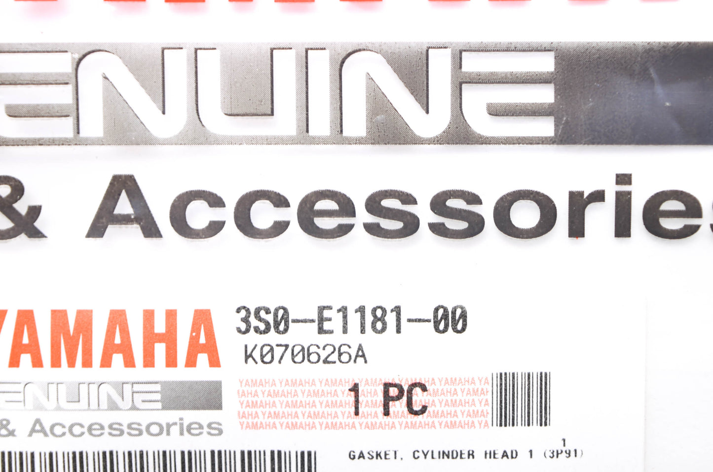 OEM Yamaha 3S0-E1181-00-00 Cylinder Head Gasket NOS