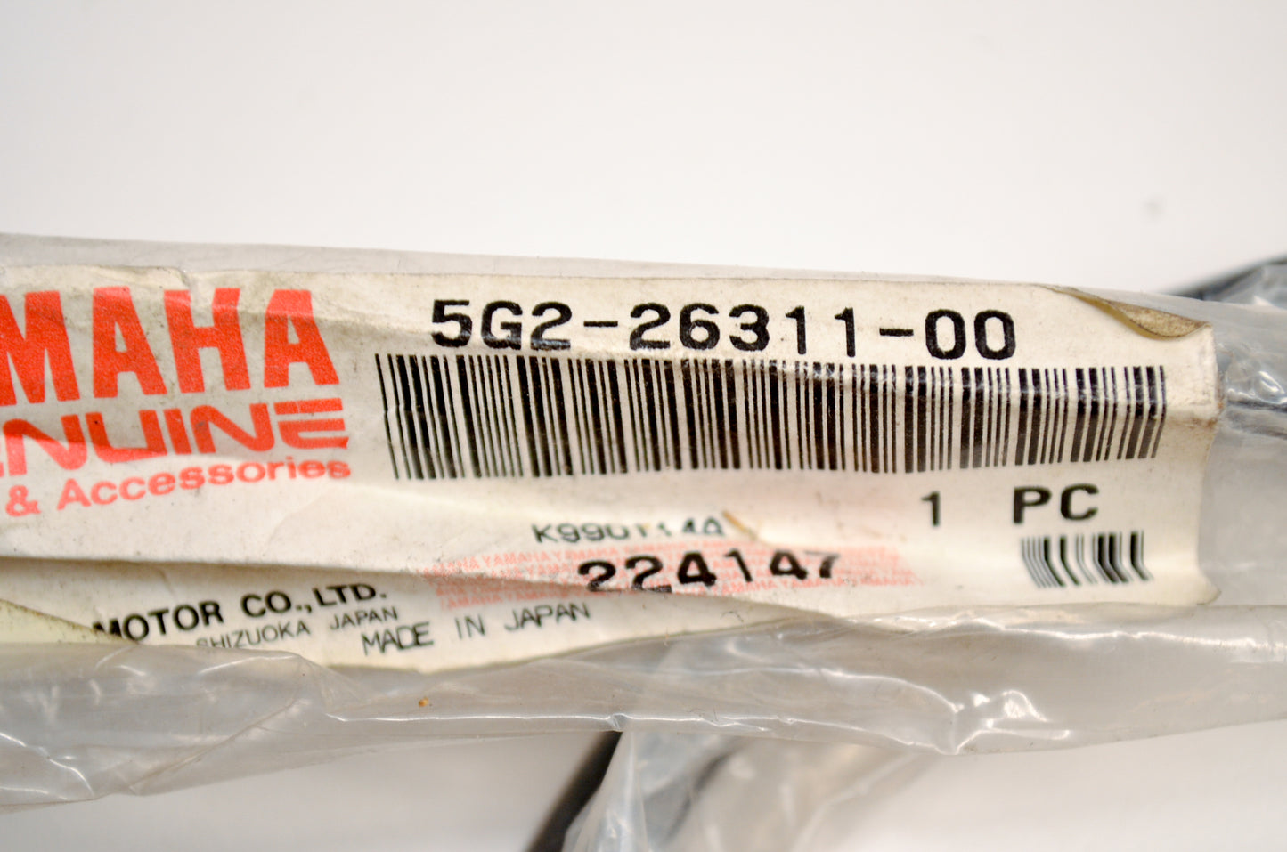 New OEM Yamaha 5G2-26311-00-00 Throttle Cable 1# NOS