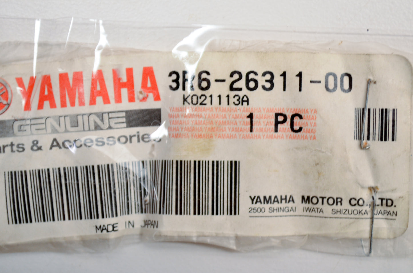 OEM Yamaha 3R6-26311-00-00 Throttle Cable 1 NOS