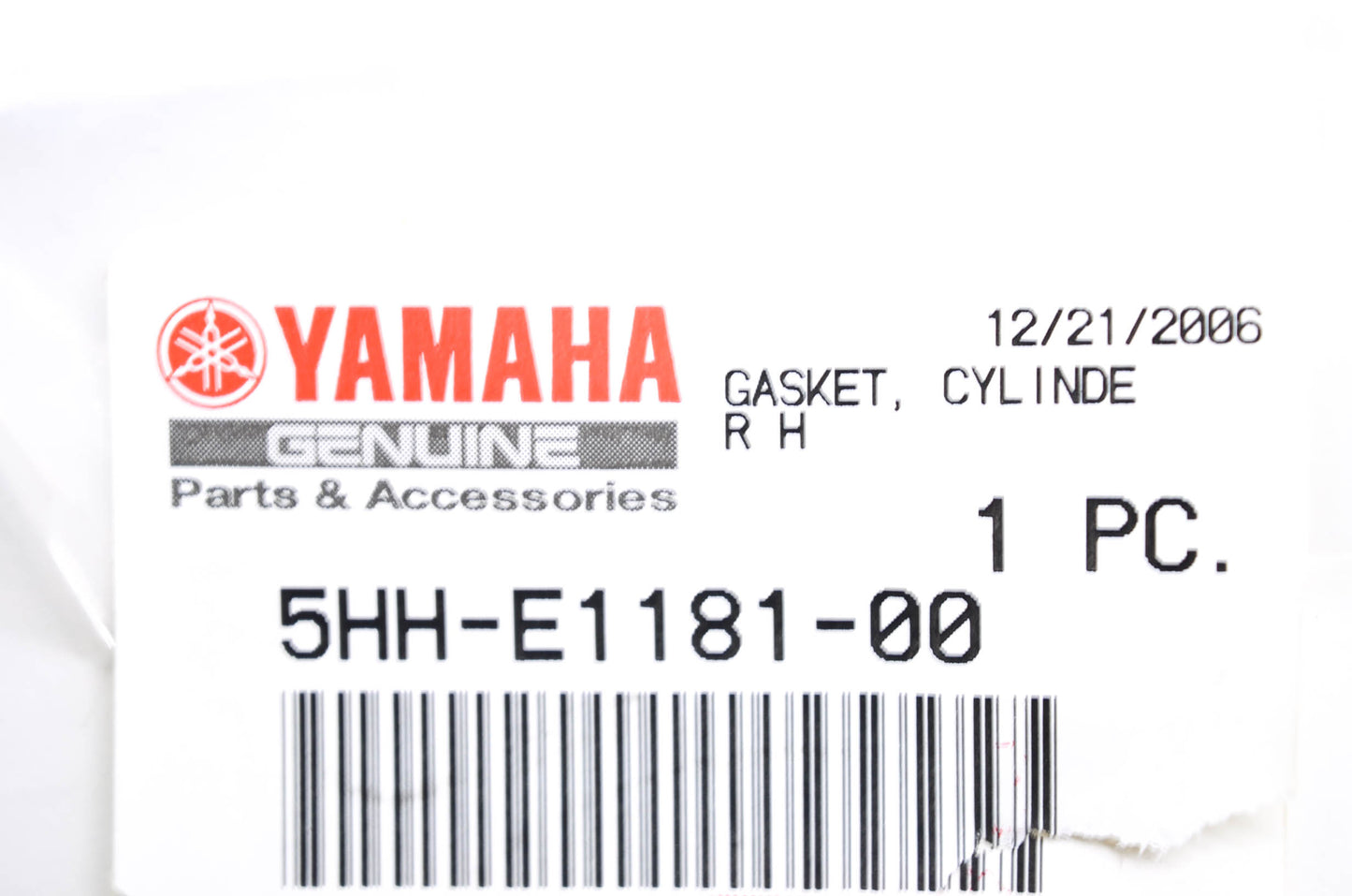 OEM Yamaha 5HH-E1181-00-00 Cylinder Head Gasket NOS