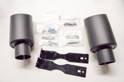 Gibson 98015 Gibson Black Ceramic UTV Dual Exhaust System NOS