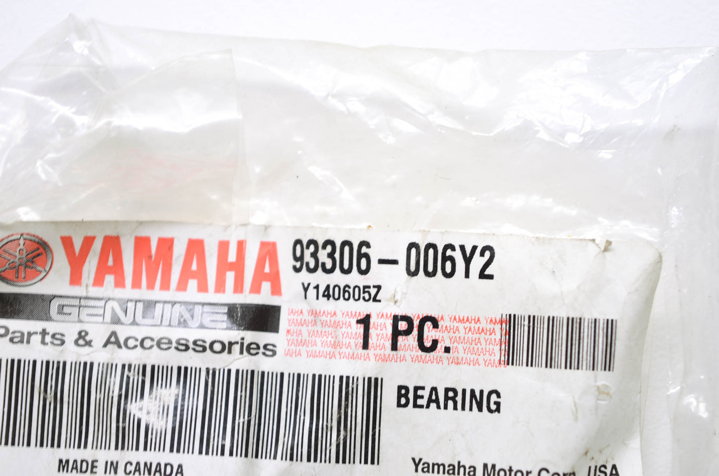 OEM Yamaha 93306-006Y2-00 Bearing NOS