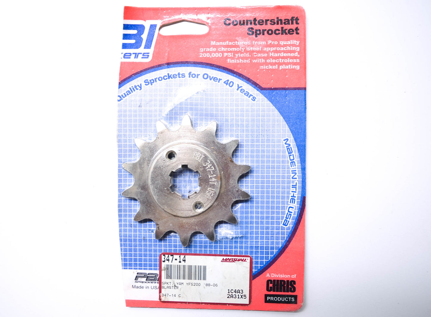 Moose Racing 347-14 Countershaft Sprocket 14T NOS