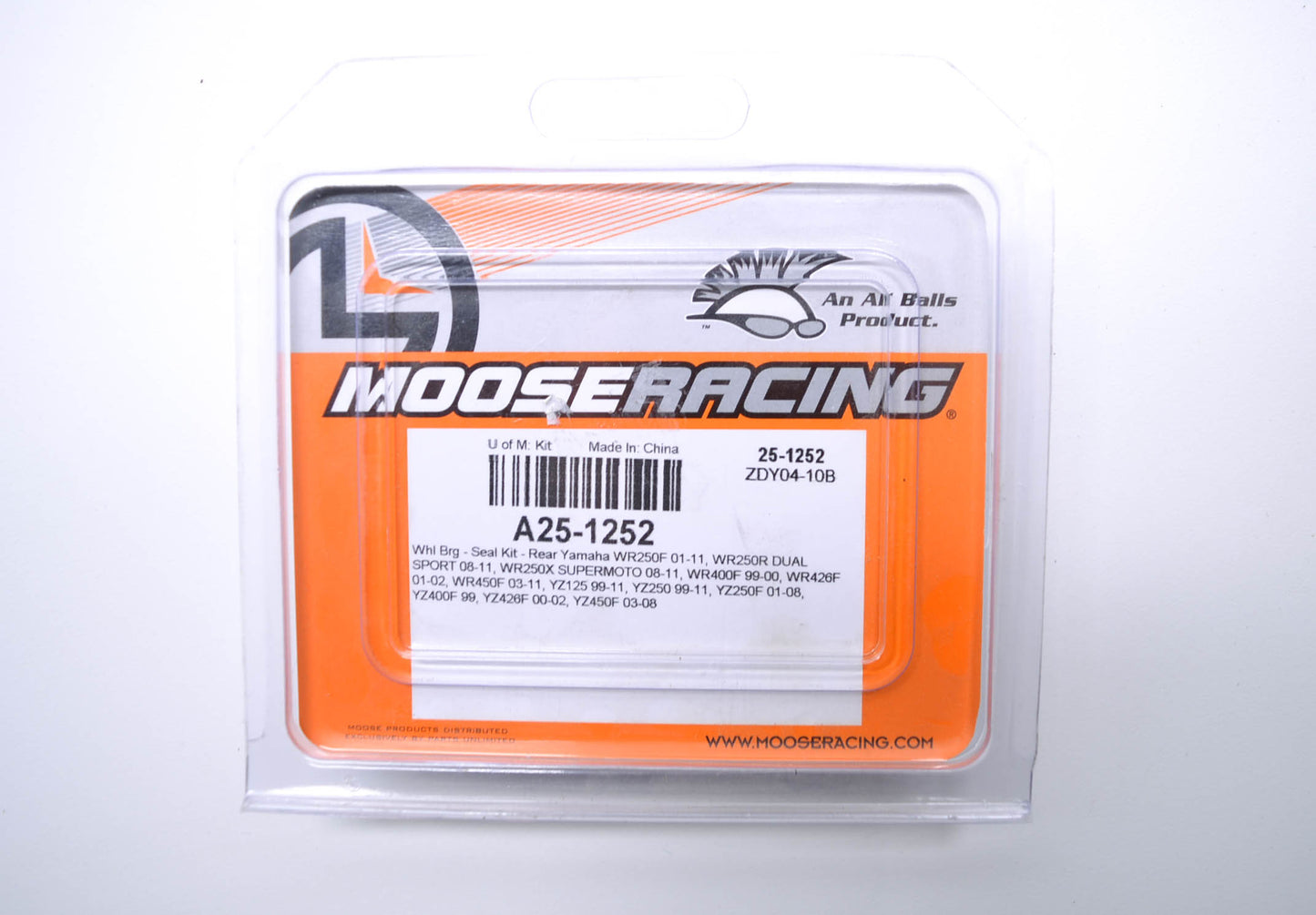 Moose Racing A25-1252 Yamaha Rear Wheel Bearing & Seal Kit NOS