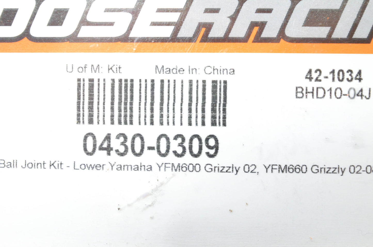 Moose Racing 0430-0309 Yamaha Lower Ball Joint Kit NOS