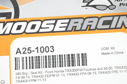 Moose Racing A25-1003 Honda Front Wheel Bearing & Seal Kit NOS